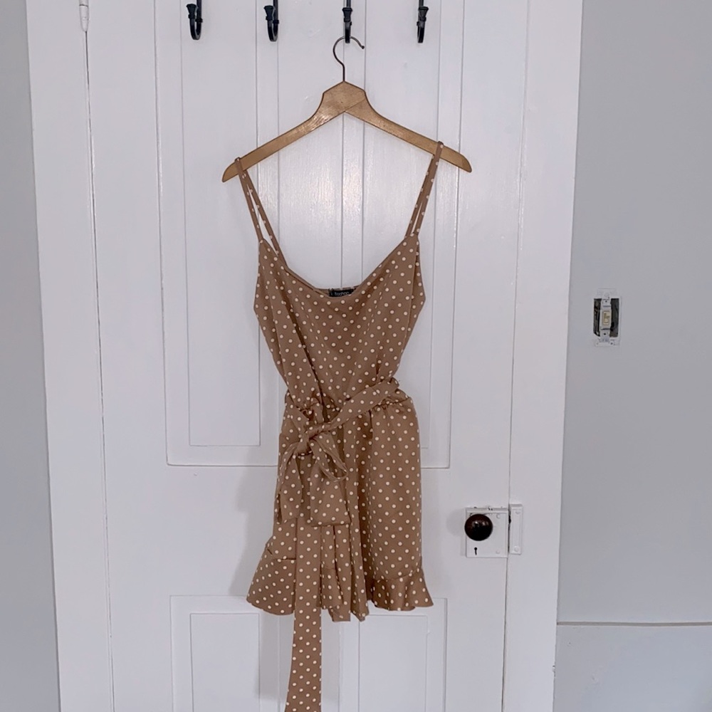 Boohoo Polka-Dot Romper
